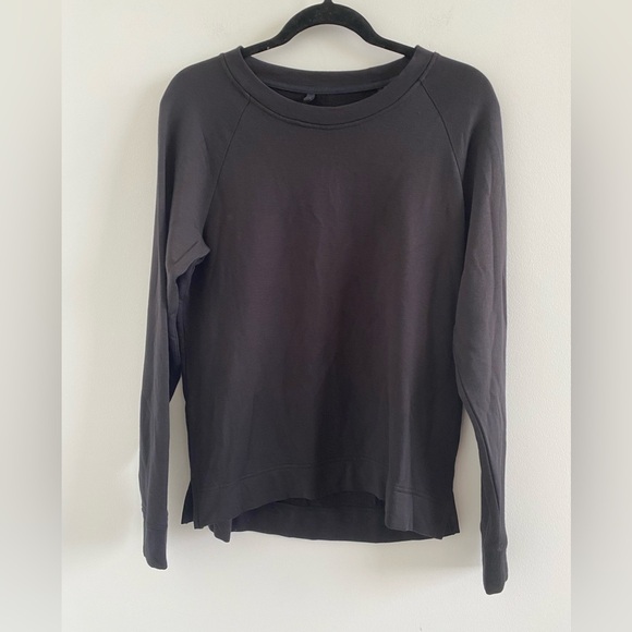 Lou & Grey Black Signaturesoft Sweatshirt Size XS New With Tag - Picture 4 of 11